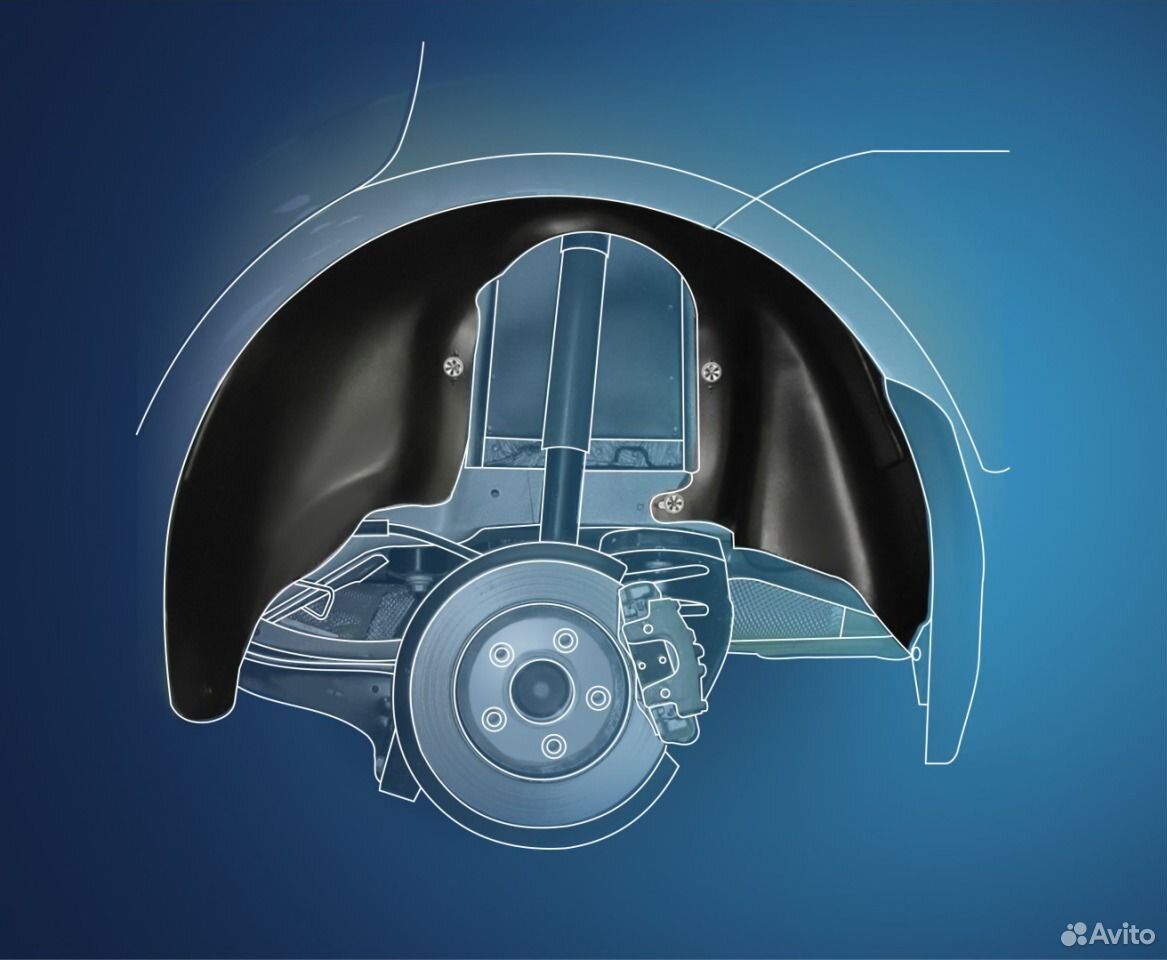 Подкрылки задние Nissan Juke 4WD