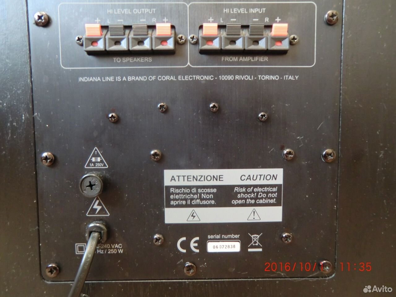 Сабвуфер активный Indianaline DJ 810