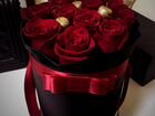 Шляпные коробки с розами Доставка 24ч объявление продам