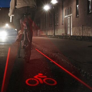 Велосипедный фонарь (задний)