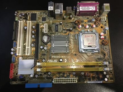 Asus P5GC-MX/1333 Rev. 3.05G LGA775 + Процессор