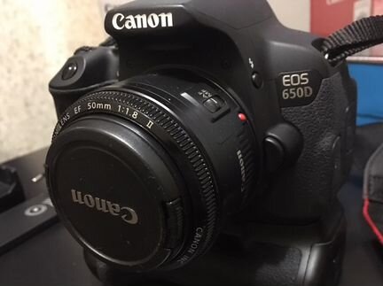 Canon EOS 650d + canon ef 50mm
