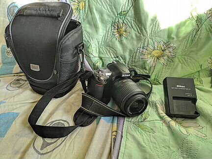 Nikon d3100 + сток объектив + чехол