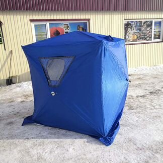 Палатка маленькая синяя