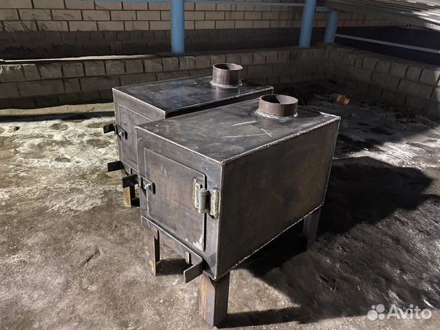 Печь дровяная буржуйка 4мм