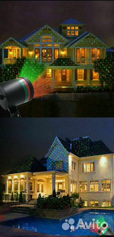 Лазерный проектор уличный