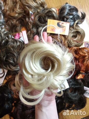 Новые волосы на резинке, челки