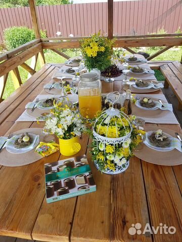 Тематическое оформление стола и мероприятий