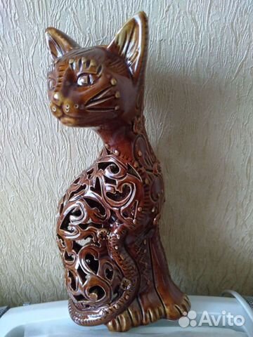 Статуэтка- подсвечник кошки