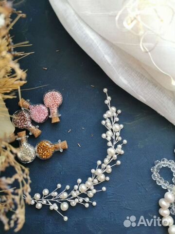 Свадебное украшение для волос невесты, прически