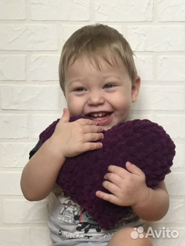 Плюшевое сердце в подарок на 14-е февраля, 8-е мар