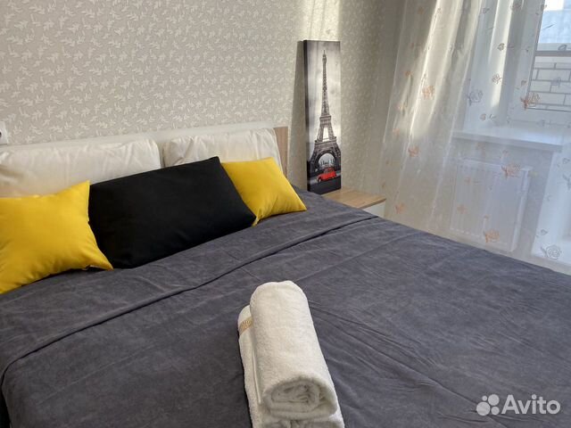 

1-к. квартира, 42 м², 2 кровати
