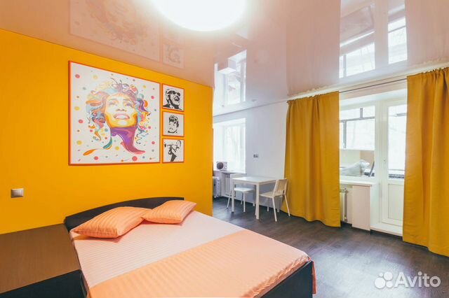 

Квартира-студия, 35 м², 1 кровать