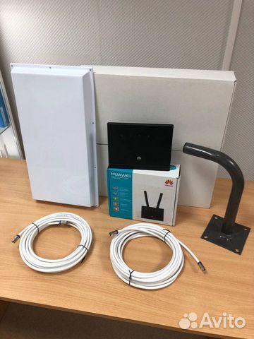4G модем + WiFi Роутер + Антенна. Полный комплект