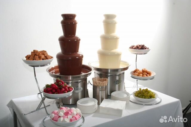 Шоколадный фонтан Chocolate Fondue Fountain 46см
