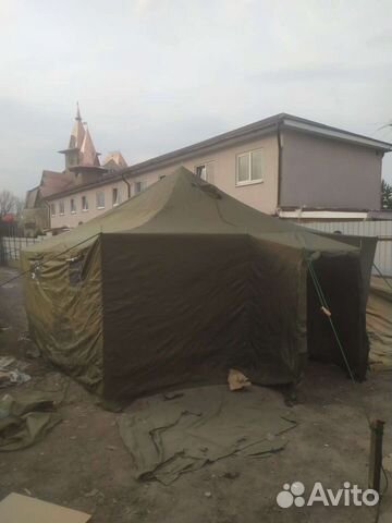 Палатка уст-56 зимняя (на металлических стойках) +