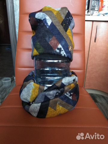 Комплект шапка и снуд