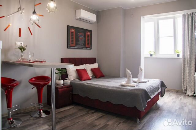 

Квартира-студия, 26 м², 2 кровати