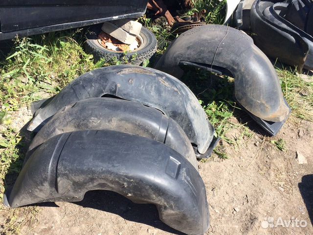 Подкрылки chevrolet niva комплект