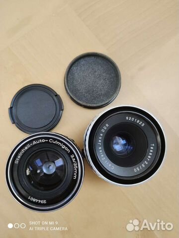 2 шт лот CZJ Tessar 50/2.8 и Culmigon 35/3.5 М42