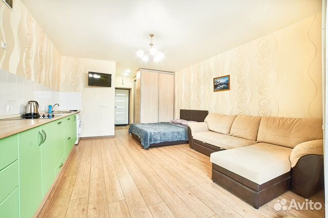

Квартира-студия, 35 м², 2 кровати