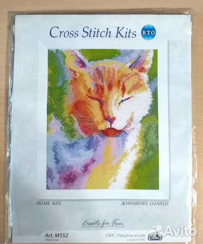 Остатки от наборов для вышивания с нитками