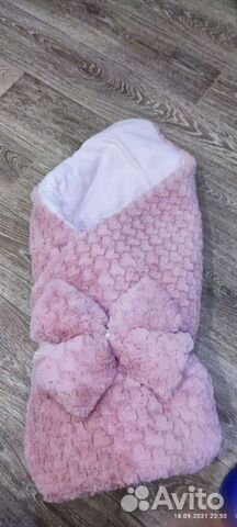 Конверт на выписку для девочки зимний новый