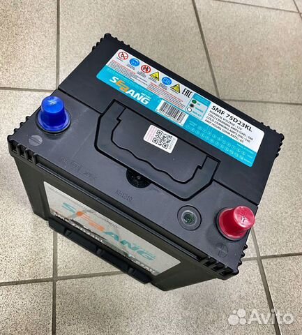 Аккумулятор Автомобильный Sebang 65ah 75D23L
