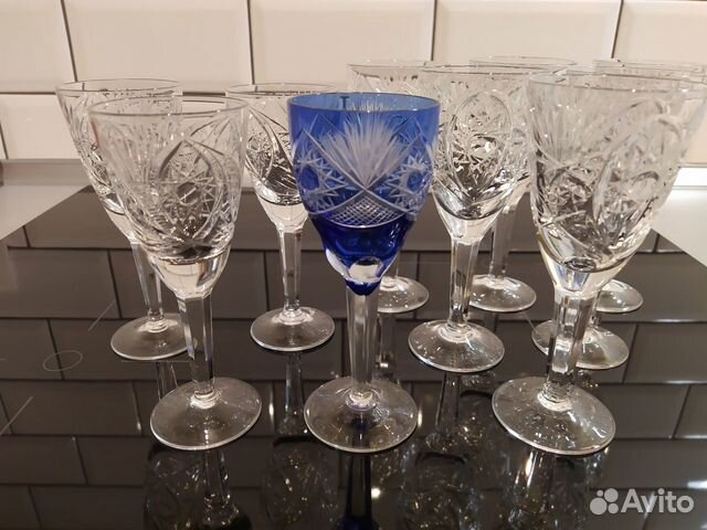 Фужеры хрустальные СССР