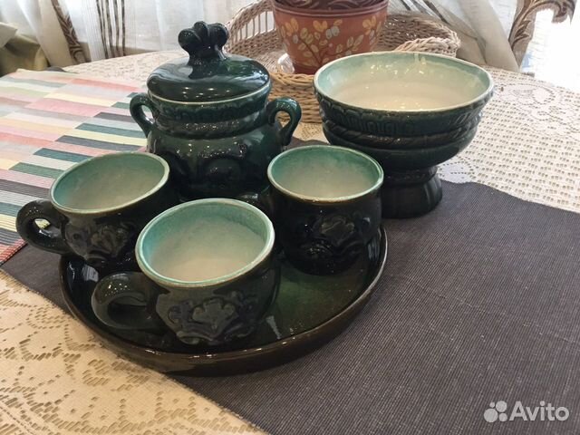 Набор столовой посуды псковский гончар