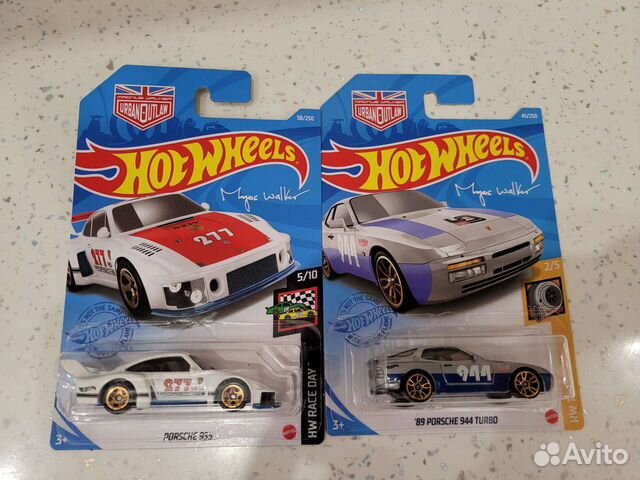 Хот вилс Hot Wheels 89 Porsche 944 и 935 новый, уп