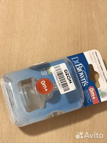 Соска на бутылочку dr browns для новорожденных