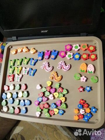 Творчество и рукоделие. Бусины деревянные