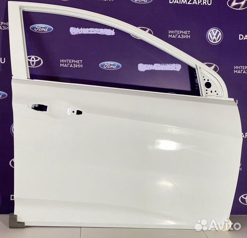 Дверь передняя правая Hyundai Solaris 11-17 белая