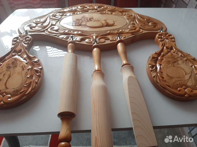 Набор кухонный резной