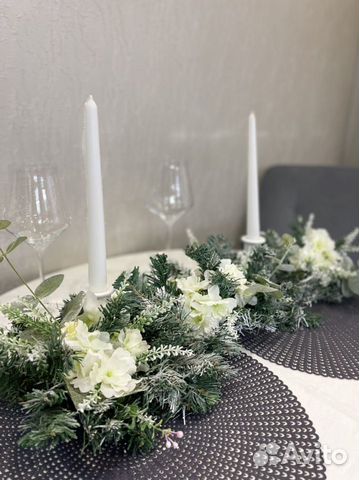 Новогодняя композиция на праздничный стол