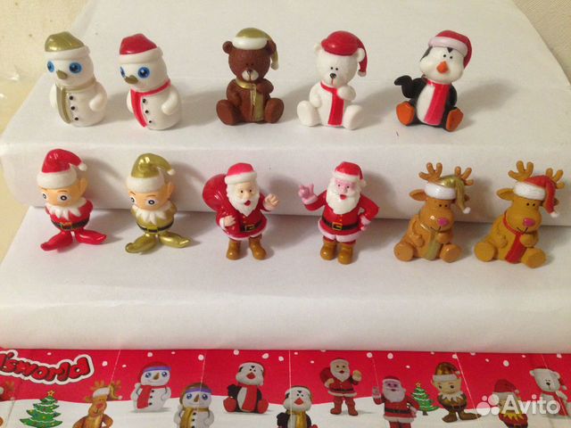 Киндер игрушки новогодние серии