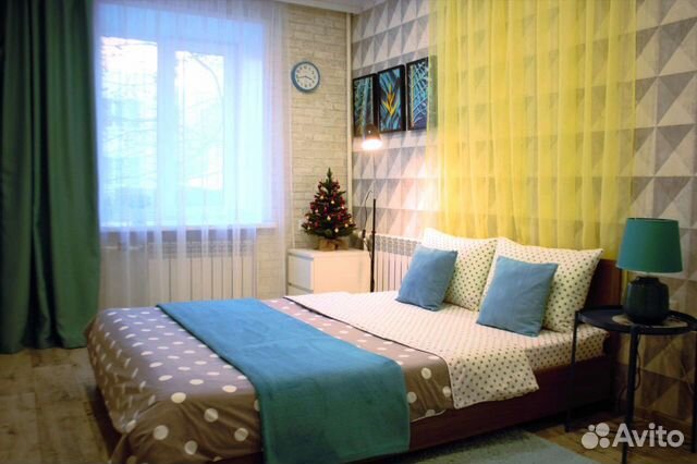 

1-к. квартира, 32 м², 2 кровати