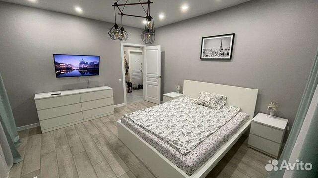 

1-к. квартира, 45 м², 2 кровати