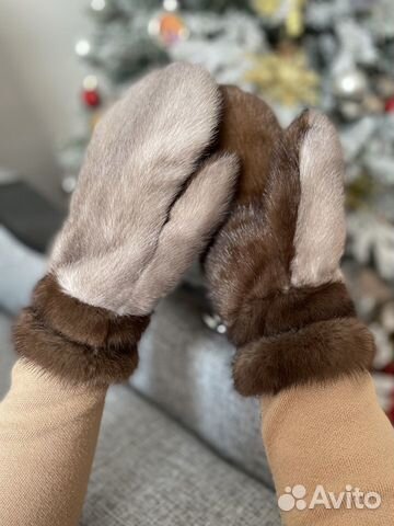 Варежки норковые