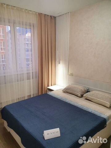 

1-к. квартира, 34 м², 2 кровати