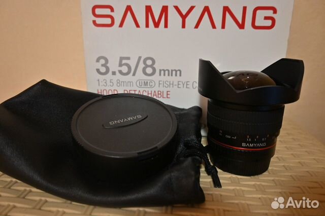 Объектив Samyang 8mm 1:3.5 fish-EYE CS II Nikon