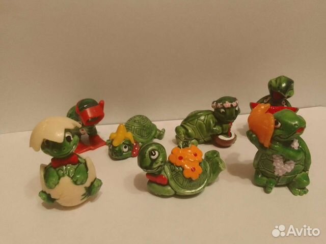 Киндеры черепашки, вампиры и д.р. одиночные