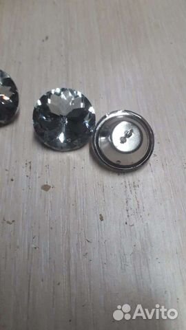 Мебельные пуговицы Стразы
