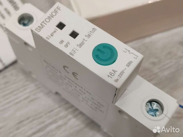Удаленный wi-fi автомат-выключатель 16а