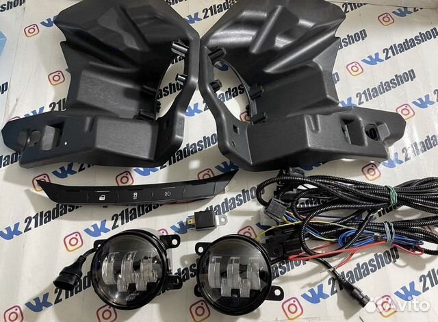 Комплект светодиодных птф лада веста 60w