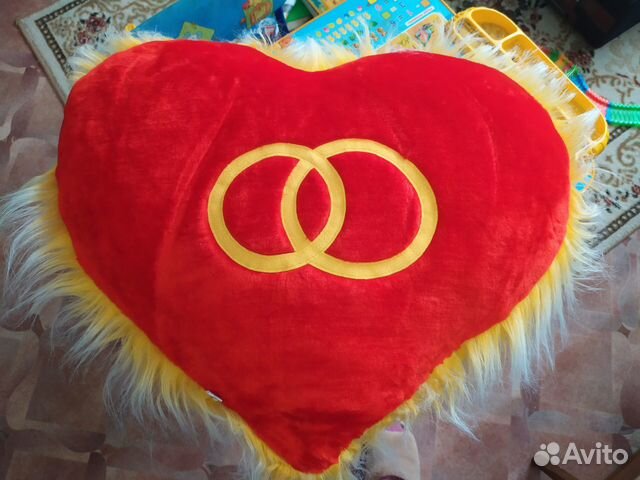 Подушка сердце Совет да любовь