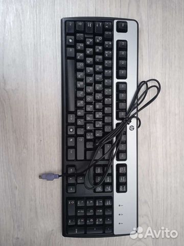 Клавиатура офисная HP KB-0316 PS/2 Silver-Black