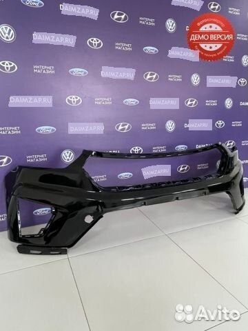Бампер передний Hyundai Creta (2016-2022) черный