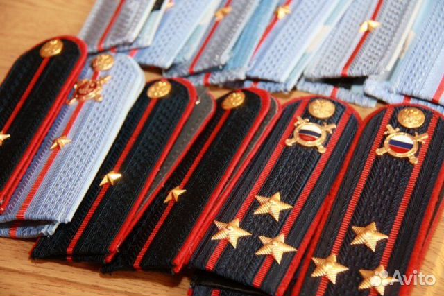 Погоны и фальш погоны полиции, росгвардии, юстиции